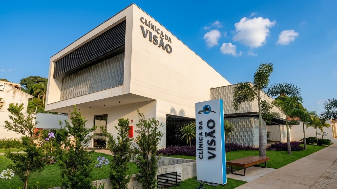 Fachada da Clínica da Visão em Patos de Minas